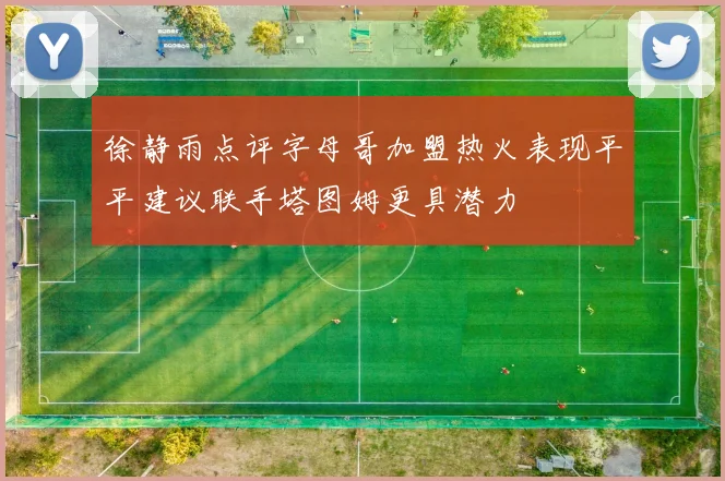 徐静雨点评字母哥加盟热火表现平平建议联手塔图姆更具潜力